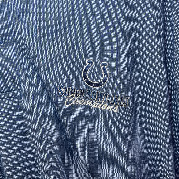 Cutter & Buck NFL Indianapolis Colts Super Bowl Champions Polo Shirt X-Large - Picture 3 of 8